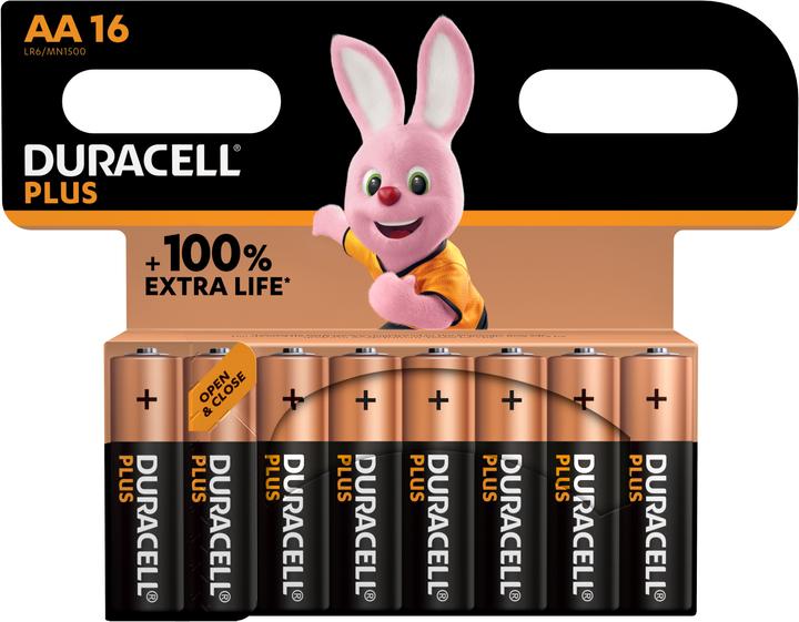 Duracell Plus (16 Stk., AA)