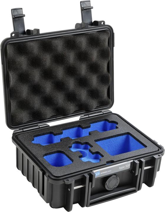 Actual product image B+W Transport case black for DJI Action 2 Power Combo THE case for your DJI Action 2 Power Combo o (Camera shoulder bag, 2.30 l)