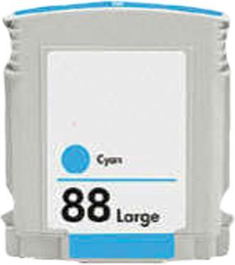 Actual product image Plutoos HP 88 XL Cartridge XXL compatible, Cyan C9391A (C)