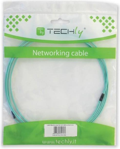 Produktbild Intracom Techly 3m SC / LC 50/125 Fiber Optic Cable Blue (3 m)