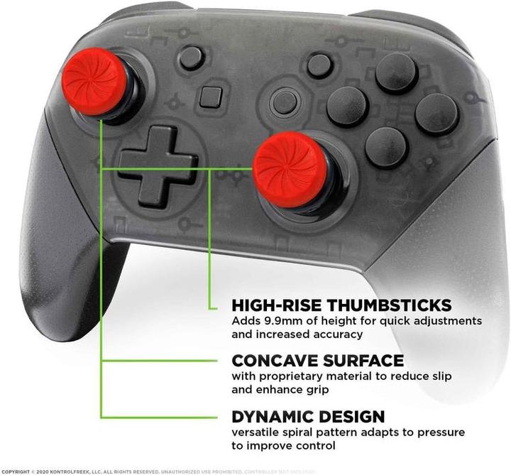 Productafbeelding SteelSeries KontrolFreek - FPS Freek Inferno - Nintendo Pro (4 Prong) (Switch)