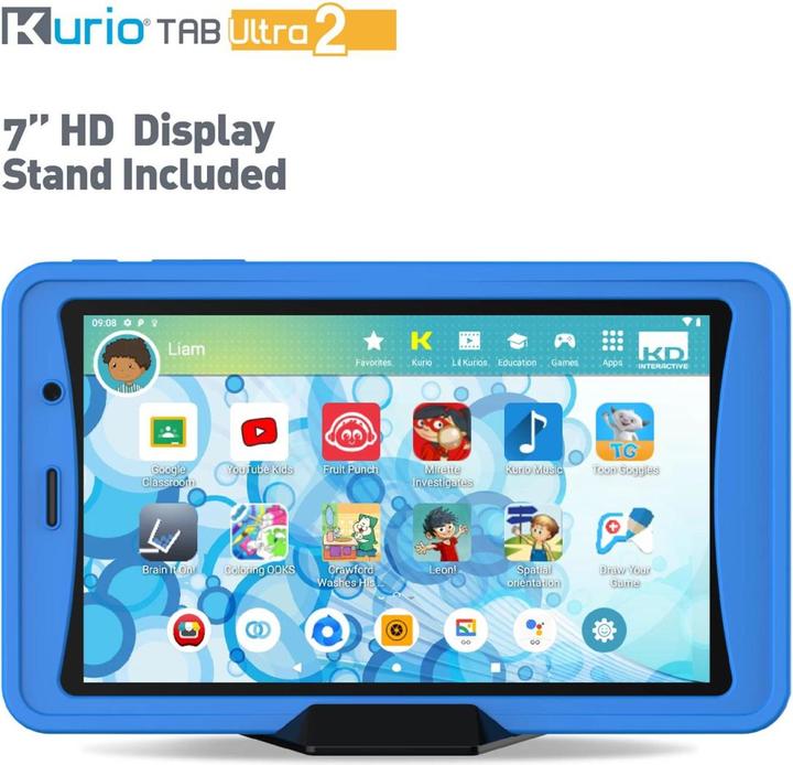 Productafbeelding KD Toys Kurio Tab Ultra 2 blauw (Frans, Italiaans, Duits)