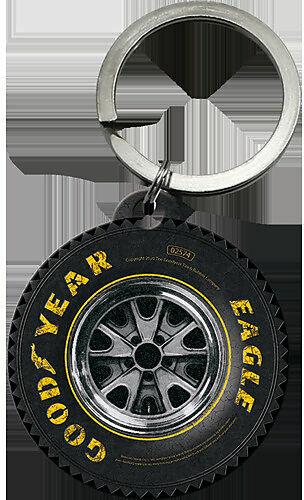 Actual product image Nostalgic-Art Merchandising Keyring Good Year Ø 4 cm, Black/Yellow