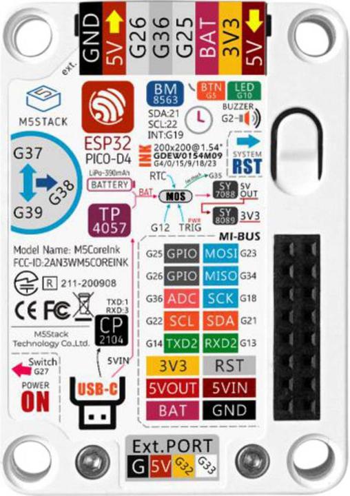 Image du produit M5Stack Microcontrôleur