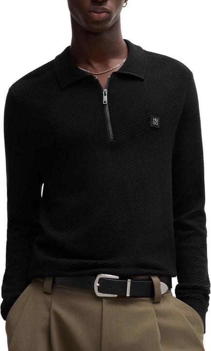 Immagine prodotto HUGO Sastoon Maglietta Polo Logo Impilato Cerniera ad un quarto Uomo (XL)