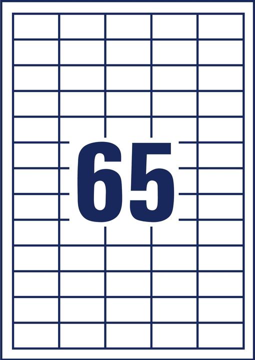 Actual product image Avery Universal labels