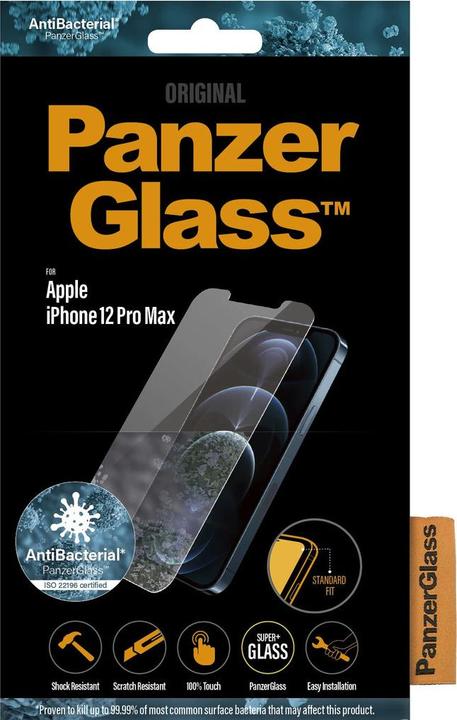 Produktbild PanzerGlass Screen Protector (1 Stück, Apple iPhone 12 Pro Max)