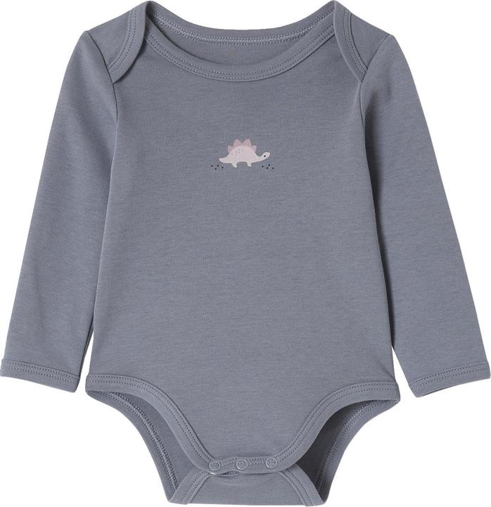 Immagine prodotto Vertbaudet Confezione da 5 body per neonati a maniche lunghe con dinosauri in stile slip-on, cotone biologico (68)