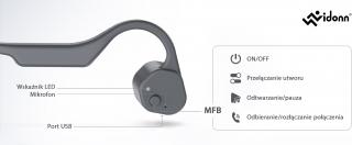 Actual product image Vidonn F3 Red (9 h, Wireless)