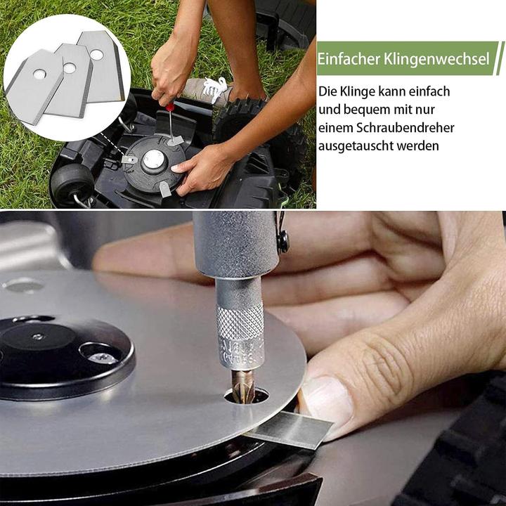 Produktbild Cbx 30 Stück Ersatzklingen für Rasenroboter, Mähroboter (Mähroboter, Rasenmäher Messer + Ersatzmesser Gartenmaschinen)