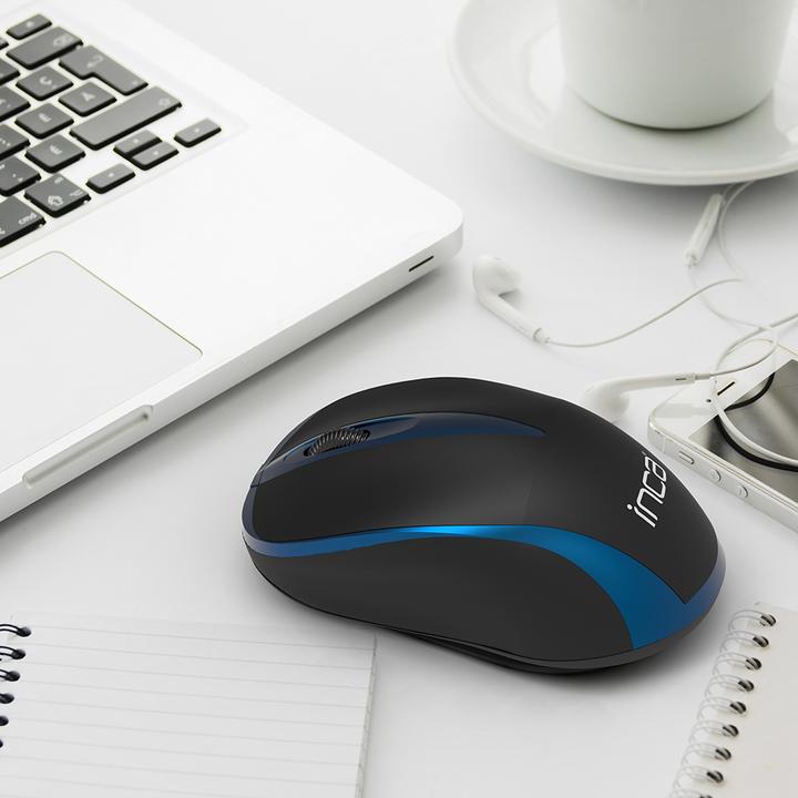 Image du produit Inca Souris IWM-221RSMV Nano-USB, sans fil, 1000 DPI, BL/SW (Sans fil)