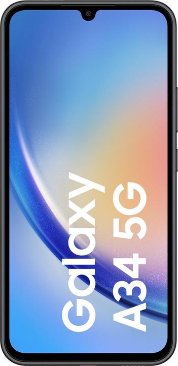 Produktbild Samsung Galaxy A34 5G (256 GB, Awesome Graphite, 6.60", Hybrid Dual SIM, 5G)
