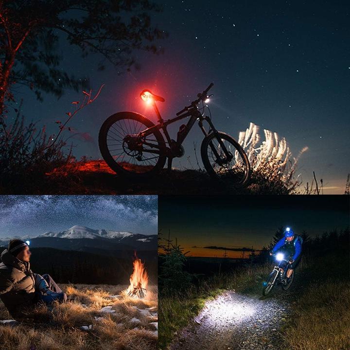 Immagine prodotto Vitelli Set di mini lampade Apollon per bicicletta USB
