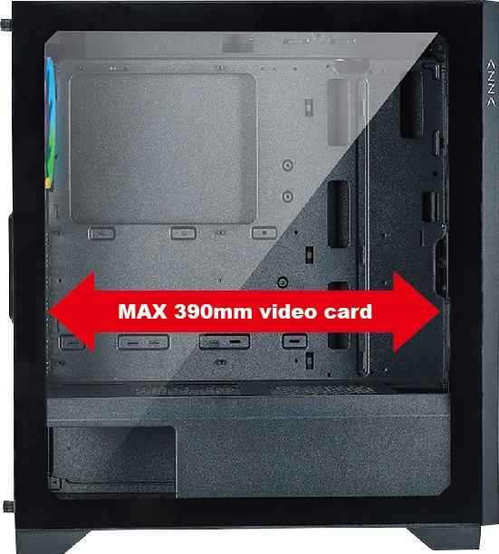 Produktbild Linkworld Hive 450 GAMING Miditower Schwarz RGB retail - Midi/Minitower - ATX (mATX, ITX, ATX, E-ATX)