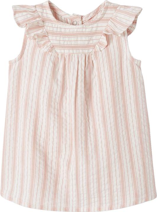 Produktbild Vertbaudet Baby Kleid aus gestreiftem Seersucker (68)