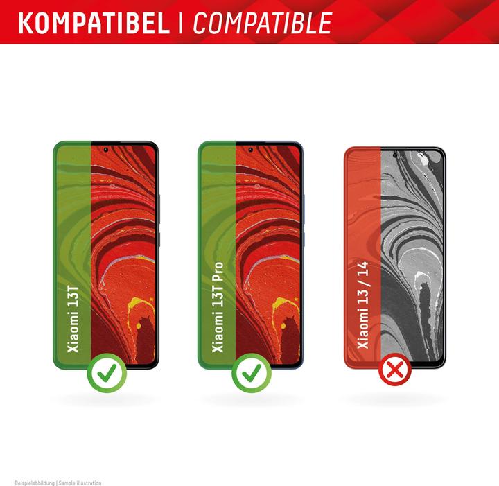 Displex Real Glass, 2D Panzerglas (1 Pezzo/i, Xiaomi 13T Pro, Xiaomi 13)