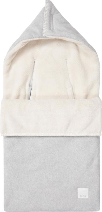 Produktbild Koeka Fusssack 0+ 3/5 Punkte Plüsch Denver soft grey