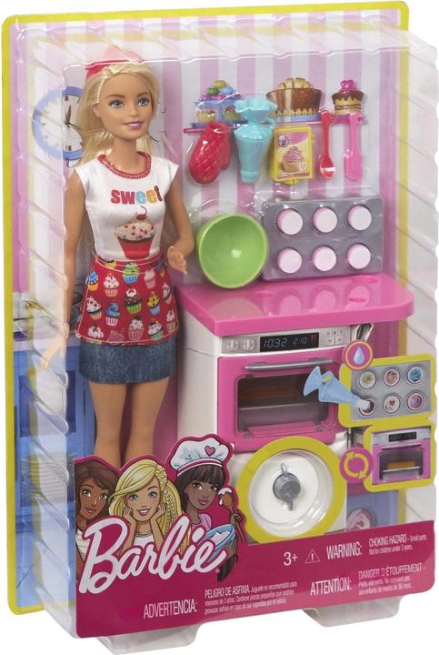Actual product image Barbie Bakery Chef Doll and Playset