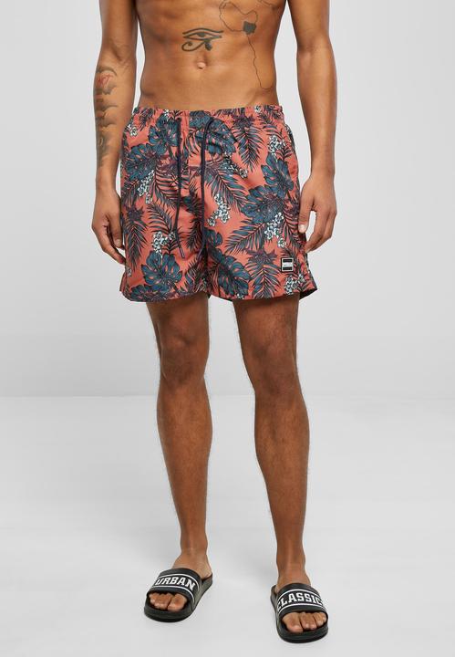 Actual product image Urban Classics Pattern Swim Shorts - 4984 (XS)