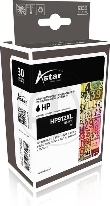 Image du produit Astar AS700687 HP OJ 8010 TINTE BK HC 3YL84AE / HP912XL 825S. sans niveau. (CF)