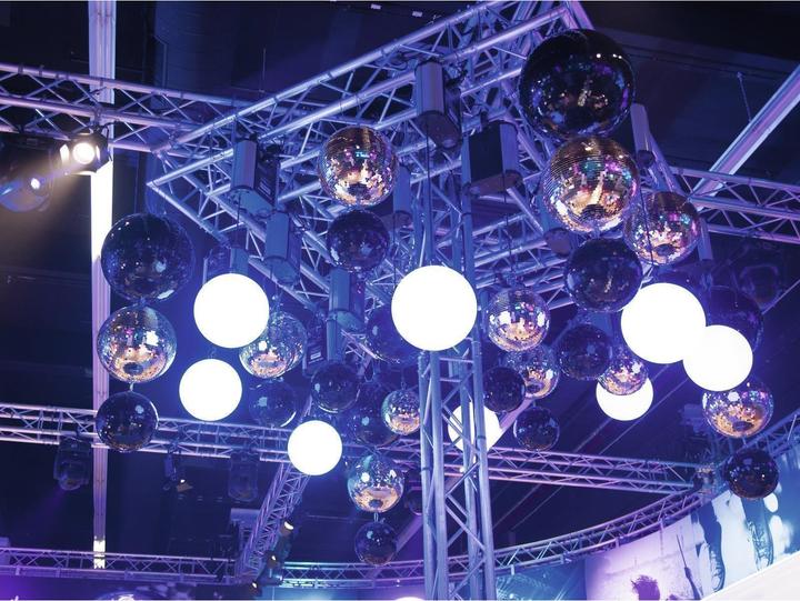 Actual product image Eurolite Mirror ball 30cm black (30 cm)