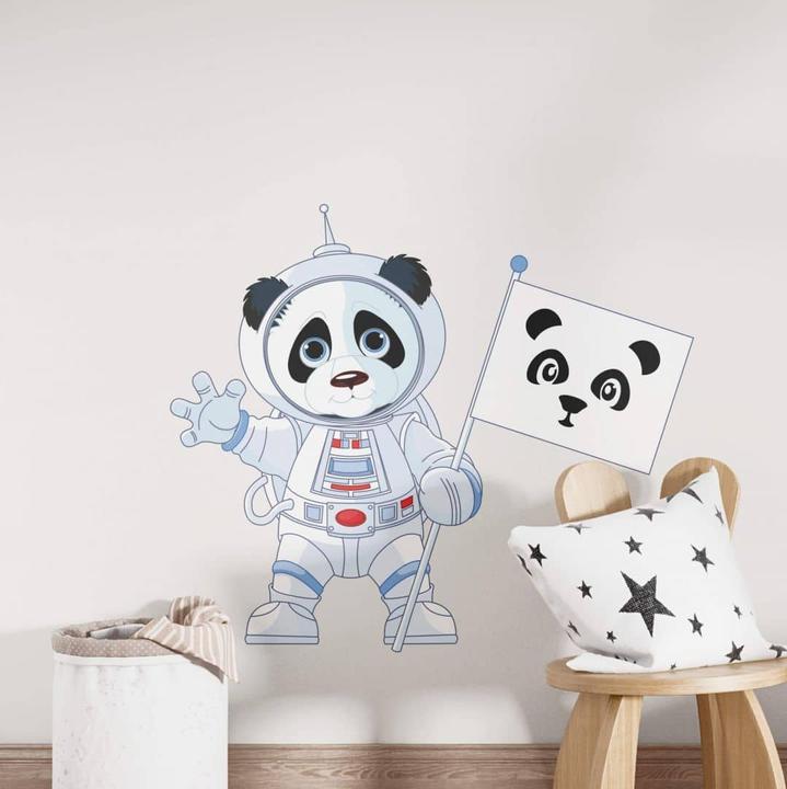 Produktbild Trenddeko Panda im All (93 x 80 cm)