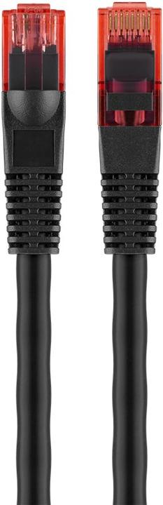 Produktbild Goobay CAT 6 Outdoor-Patchkabel, U/UTP, Schwarz, 10 m (U/UTP, CAT6, 10 m)