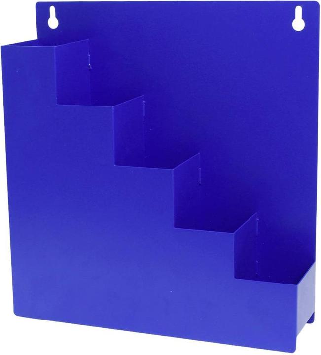 Produktbild Quadrios 23CA254 Kabelbinder-Ordnungsbox-Wandhalter Blau 5 Fächer (L x B x H) 3 (300 mm, 1 Stk.)