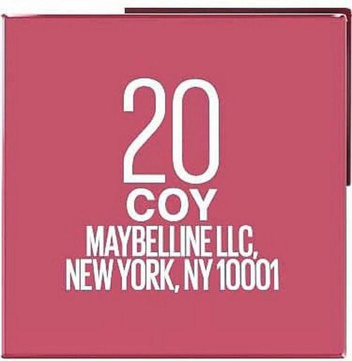 Actual product image Maybelline New York Superstay/Forever Lip (20 Coy)