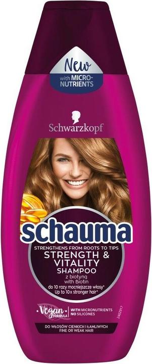 Immagine prodotto Schwarzkopf Schauma Shampoo Forza e Vitalità - Capelli fini e fragili 400ml (400 ml, Shampoo liquido)