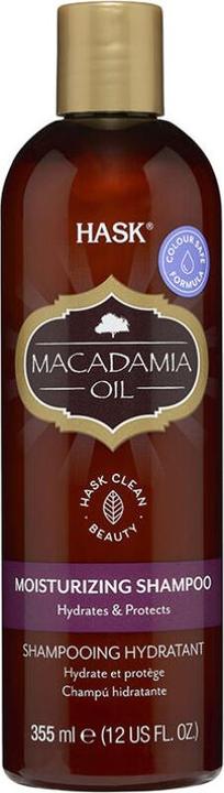 Hask Moisturising shampoo - macadamia oil 355ml (355 ml, Liquid shampoo)