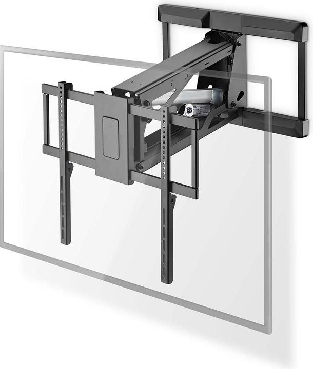 Image du produit Nedis Support TV mural motorisé - 37-75" - poids d'écran maximal supporté : 35 kg - orientable (Mur, 75", 35 kg)