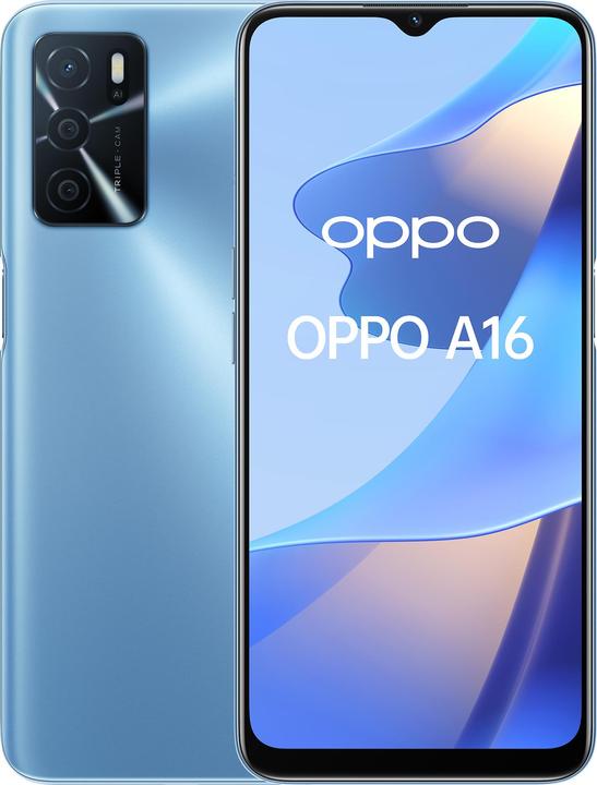Immagine prodotto OPPO A16 (32 GB, Blu perla, 6.52", Doppia SIM, 13 Mpx, 4G)