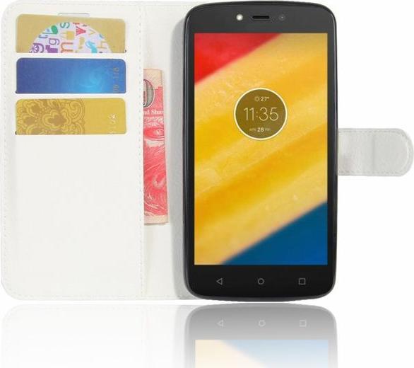 Produktbild MU Classic Lederhülle mit Litchitextur (Motorola Moto C Plus)