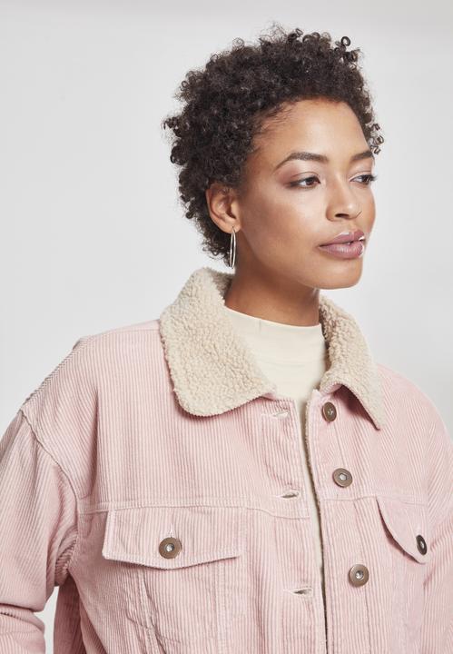 Actual product image Urban Classics Ladies Oversize Sherpa Corduroy Jacket (XL)