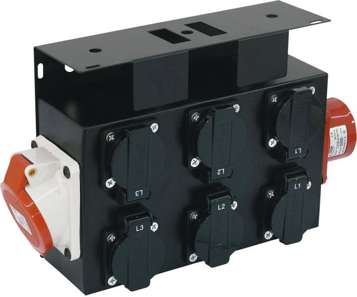 Actual product image Eurolite SB-652X Power distributor (6 x, CEE)