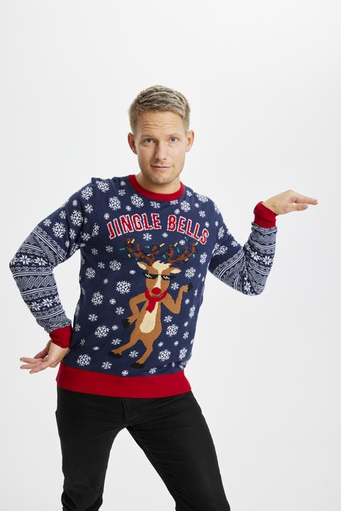Actual product image Christmas Sweats Jingle Bells LED Sweater (XL)