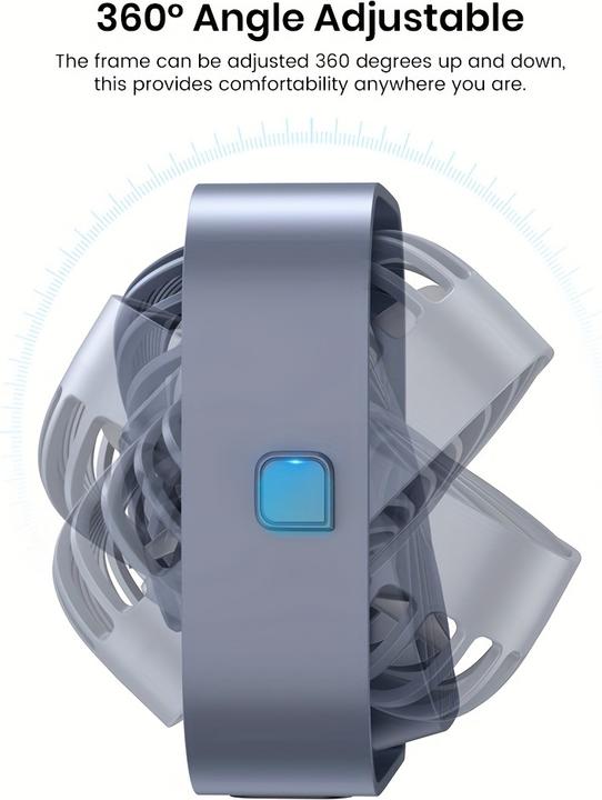 Produktbild PhoneLook 360° USB Ventilator tragbar leise 3 Geschwindigkeiten Design