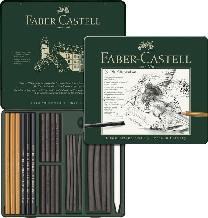Immagine prodotto Faber-Castell Set carbone PITT (24 x)