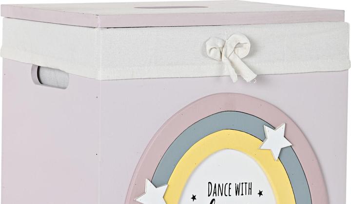 Produktbild DKD Home Decor Korbsatz Weiss Für Kinder Paulonia-Holz (40 x 30 x 55 cm) (5 Stücke) (5 x, 40 x 30 x 55 cm)