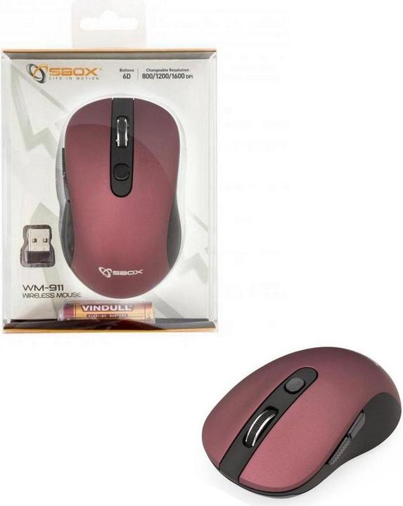 Actual product image Sbox WM-911U mouse (Wireless)
