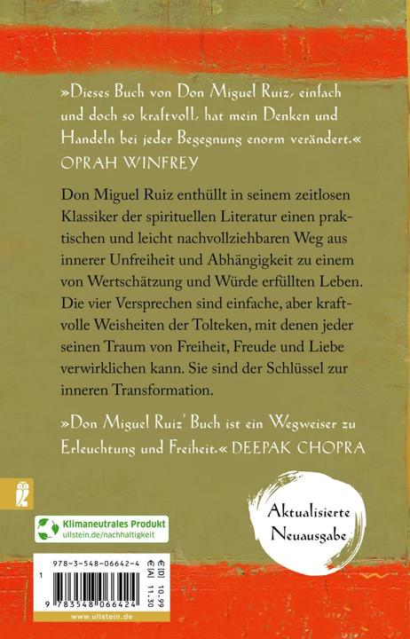 Produktbild Die vier Versprechen (Deutsch, Don Miguel Ruiz, 2022)