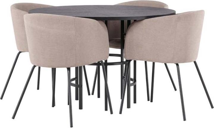 Produktbild Ebuy24 Essgruppe Copenhagen 9 (5-teilig) (115 x 74 x 115 cm)