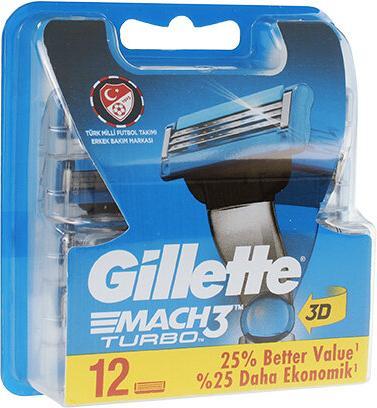 Produktbild Gillette MACH3 Turbo 12er