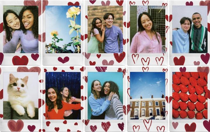 Image du produit Fujifilm Instax Mini Heart Sketch (Instax Mini 90, Instax Mini 11, Instax Mini Evo, Instax mini 12)