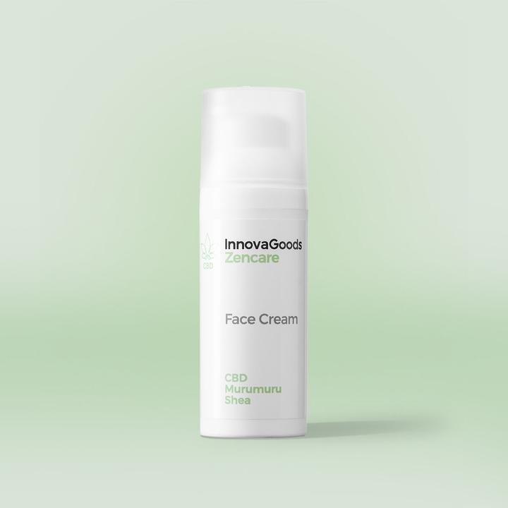 Actual product image InnovaGoods Moisturising cream CBD Zencare 50 ml (50 ml, 24h cream)