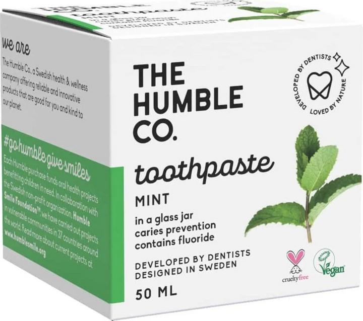 Image du produit The Humble Co. Pâte à dents dans un pot en verreFresh (50 ml)