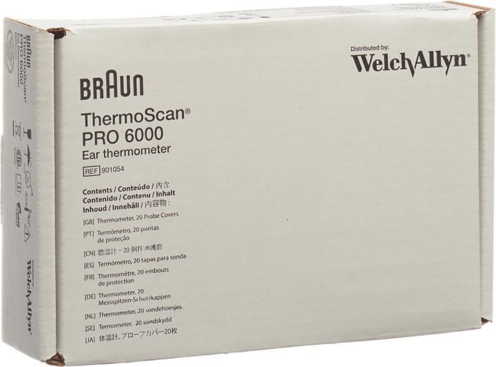 Produktbild Welch Allyn Braun ThermoScan PRO 6000 Ohrthermometer (Ohr)