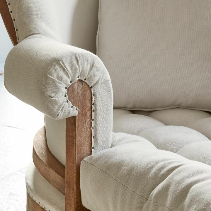 Image du produit Loberon Chaise longue Queyranne beige