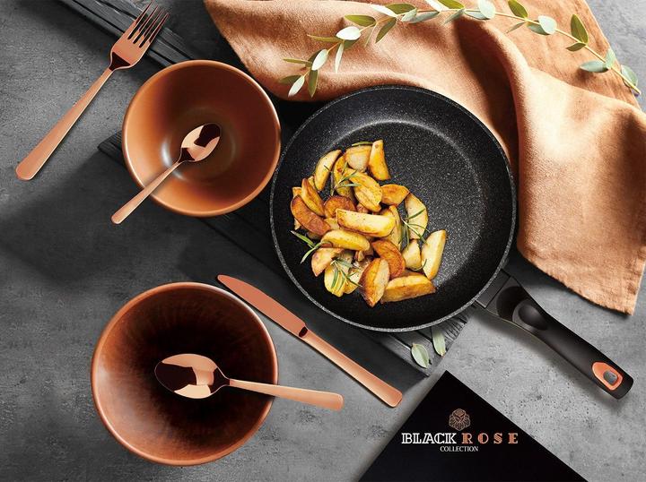 Produktbild BerlingerHaus GRANITE FRY 28cm Black ROSE BH-1635 (28 cm, Bratpfanne, Aluminium)